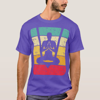 T-shirt Silhouette de la méditation du Yoga aérien
