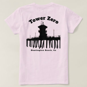 T-shirt Silhouette de la tour zéro (femmes)