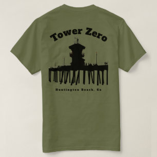 T-shirt Silhouette de la tour zéro (Hommes)