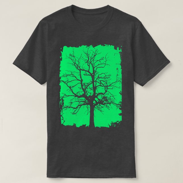 T-shirt Silhouette de l'arbre (Design devant)