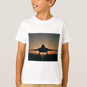 T-shirt Silhouette de l'avion militaire