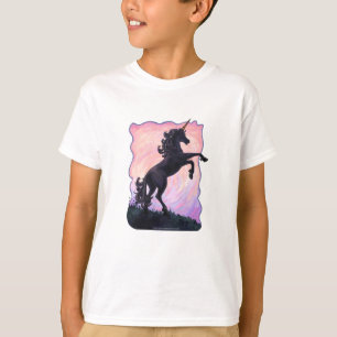 T-shirt Silhouette de licorne