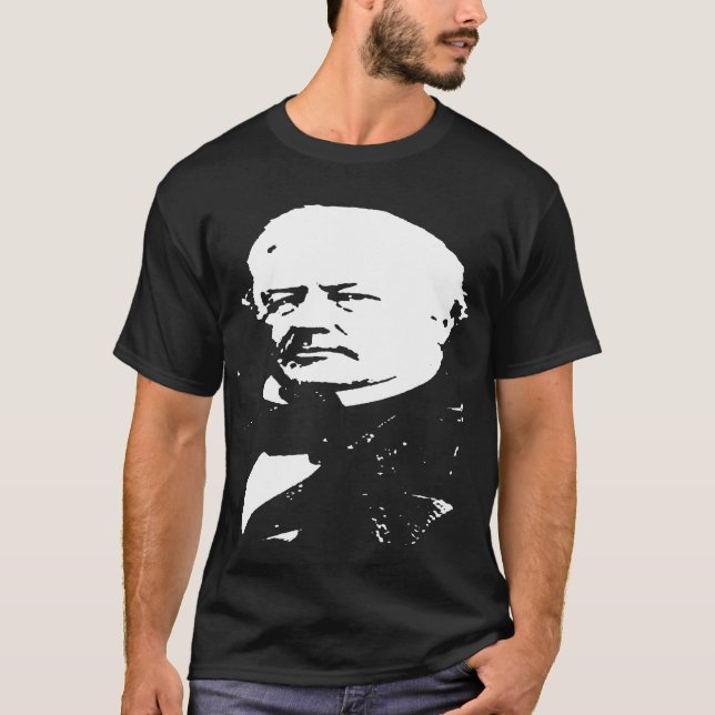 T-shirt Silhouette de Millard Fillmore (Devant)