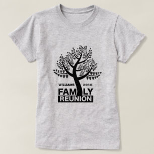 T-shirt Silhouette de noir d'arbre de coeur de la Réunion