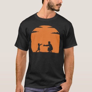 T-shirt Silhouette de parent et d'enfant