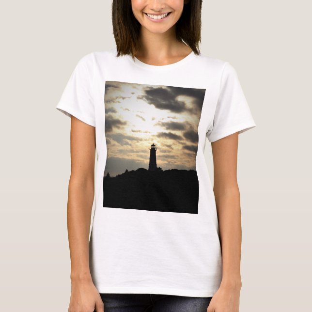 T-shirt Silhouette de phare (Devant)