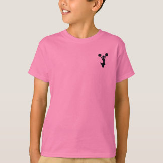 T-shirt Silhouette de pom-pom girl