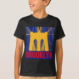 T-shirt Silhouette de pont de Brooklyn