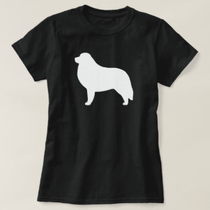 T-shirt Silhouette de race de chien de Grands Pyrénées