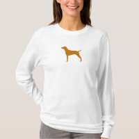Silhouette de race de chien de Vizsla de Hongrois
