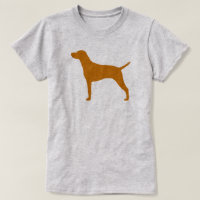 Silhouette de race de chien de Vizsla de Hongrois