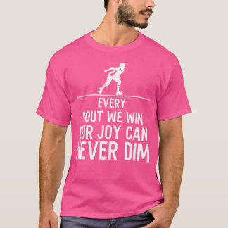 T-shirt Silhouette de Roller Derby pour patin à roulettes