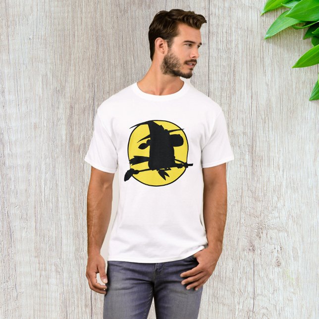 T-shirt Silhouette de sorcière d'Halloween (Créateur téléchargé)