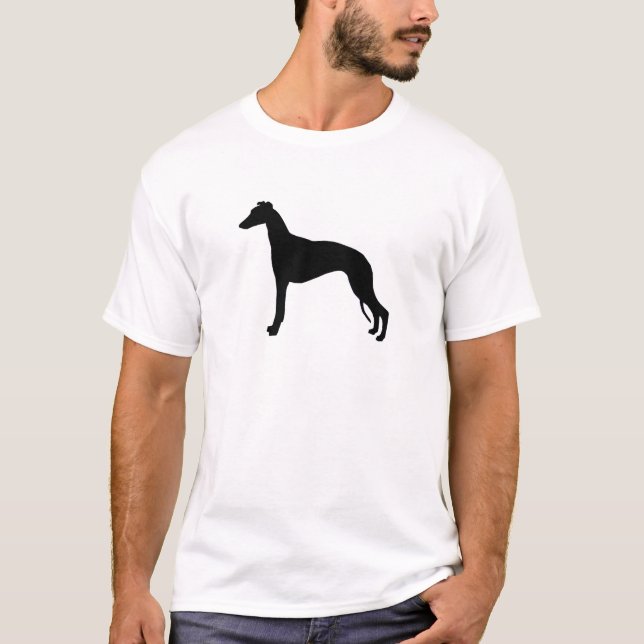 T-shirt silhouette de whippet (Devant)