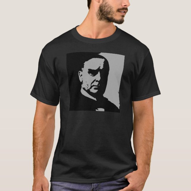 T-shirt Silhouette de William McKinley (Devant)