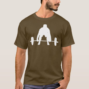 T-shirt Silhouette Deadlifter Deadlifter Gym Fitness Weig