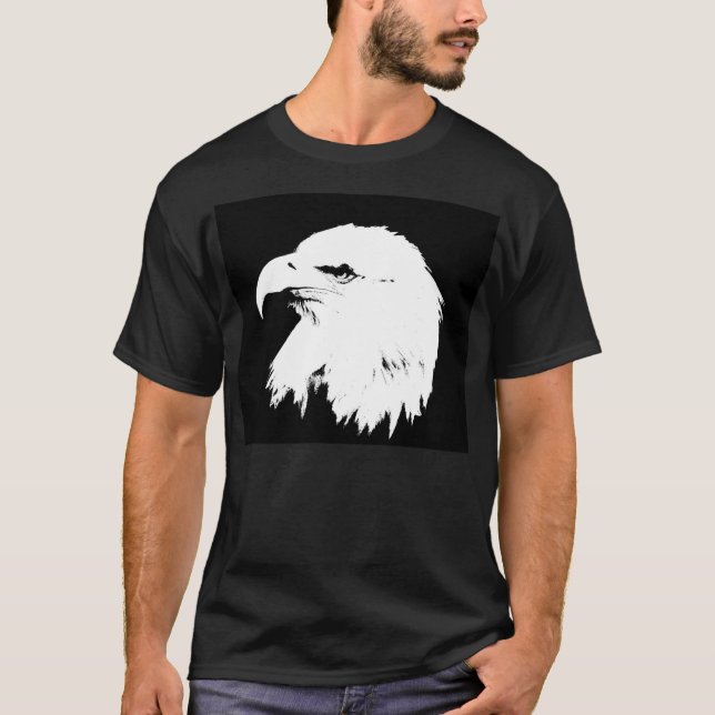 T-shirt Silhouette d'Eagle (Devant)
