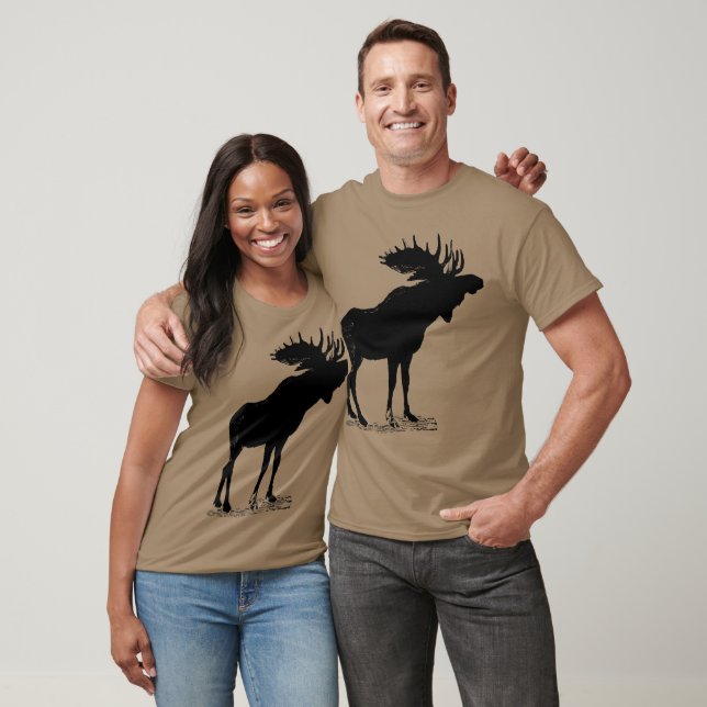 T-shirt Silhouette d'élan (Unisexe)