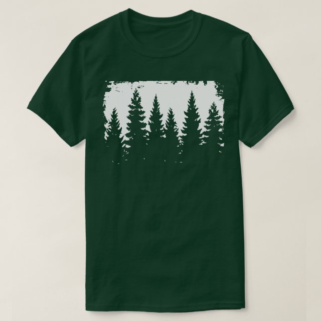 T-shirt Silhouette des arbres (Design devant)