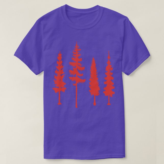 T-shirt Silhouette des arbres 6 (Design devant)