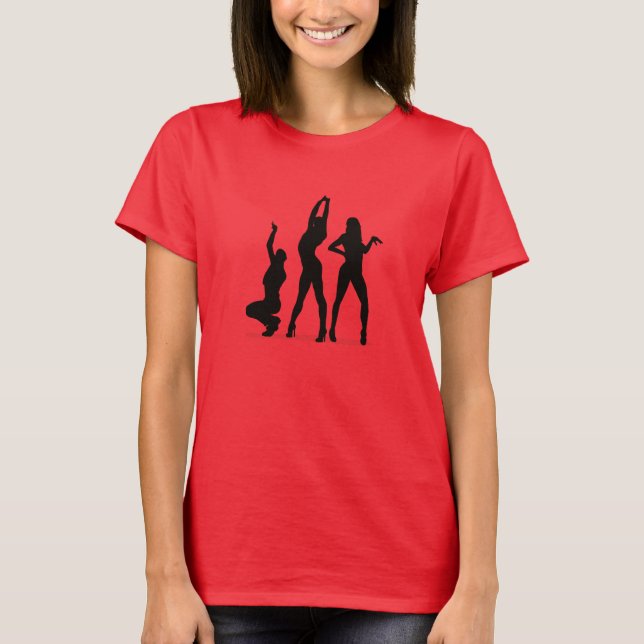 T-shirt Silhouette des danseuses de Vogue (Devant)
