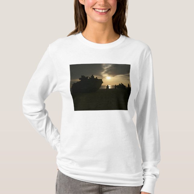T-shirt Silhouette des Marines (Devant)