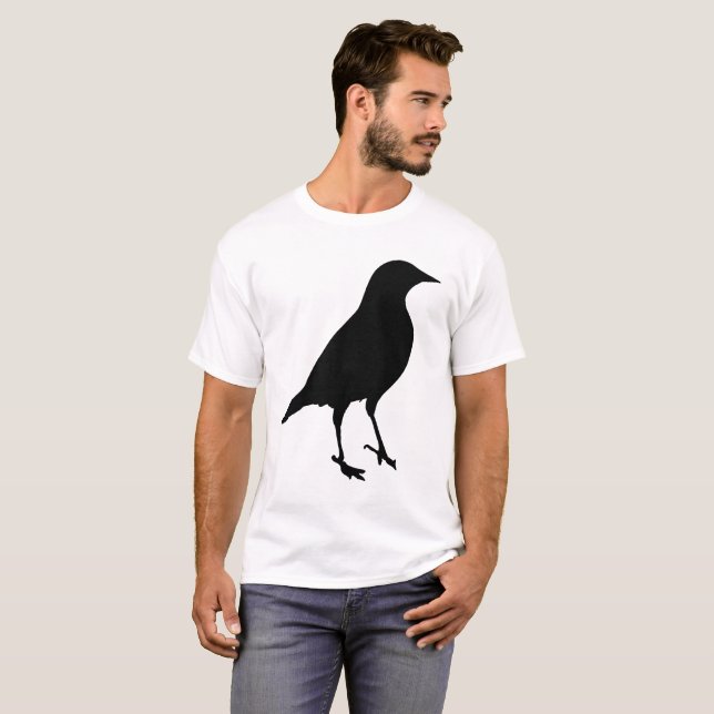 T-shirt Silhouette d'oiseau (Devant entier)
