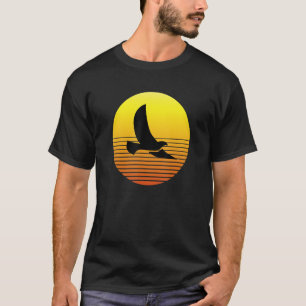 T-shirt Silhouette d'oiseau de pigeon de Dove au Nat de la