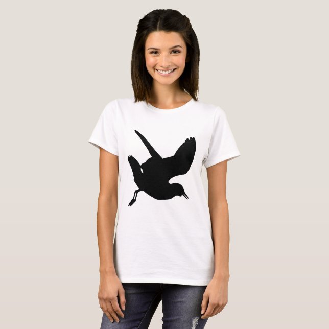 T-shirt Silhouette du goéland (Devant entier)