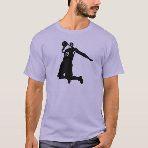 T-shirt Silhouette du joueur de basket