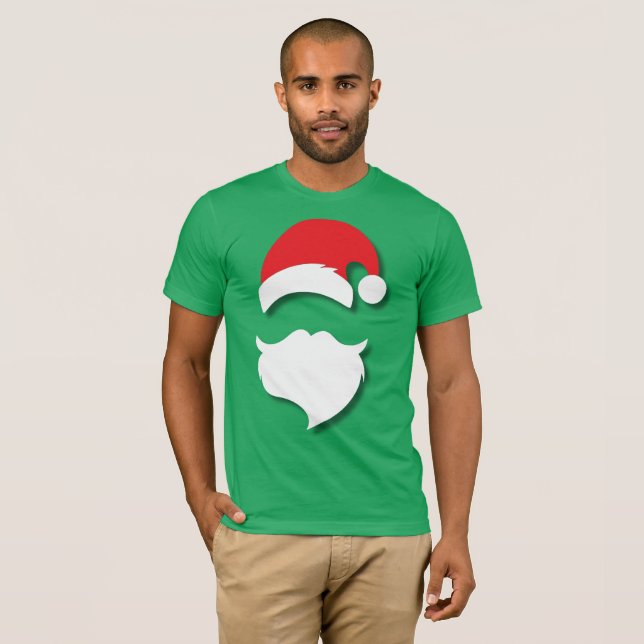 T-shirt Silhouette du Père Noël (Devant entier)
