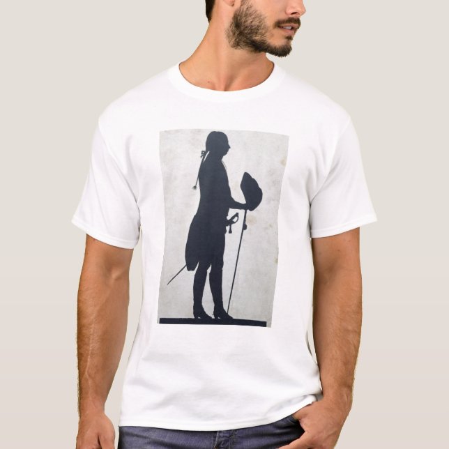 T-shirt Silhouette d'un homme (Devant)