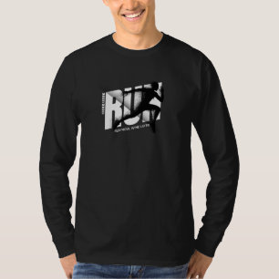 T-shirt Silhouette dynamique de sprinteur en mouvement