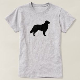 T-shirt Silhouette enduite plate de chien d'arrêt