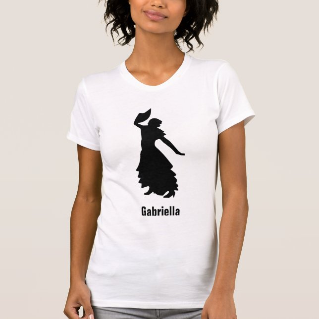 T-Shirt Silhouette Flamenco (Devant)