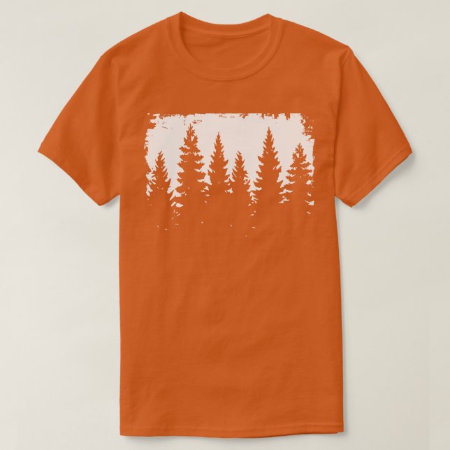 T-shirt Silhouette forestière 5 (Design devant)