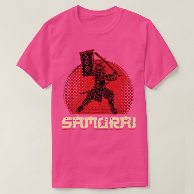 T-shirt Silhouette Graphisme samouraï Samurai  (Design devant)