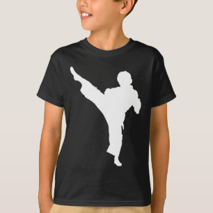 T-shirt Silhouette Karate Fighter Shotokan Martial Arts Ta