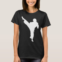 Silhouette Karate Fighter Shotokan Martial Arts Ta