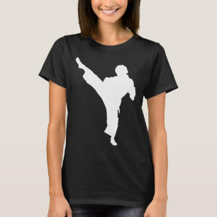 T-shirt Silhouette Karate Fighter Shotokan Martial Arts Ta