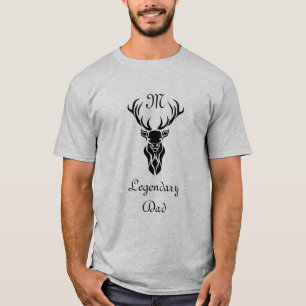 T-shirt Silhouette noire du légendaire père blanc de que
