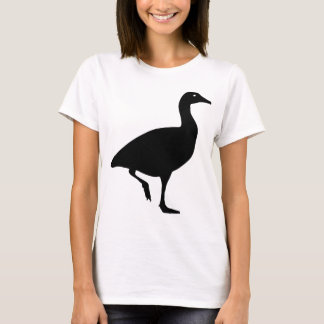 T-shirt Silhouette noire mignonne d'oie