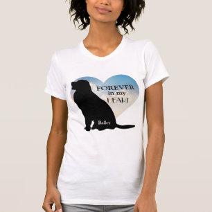 T-shirt Silhouette nommée faite sur commande commémorative