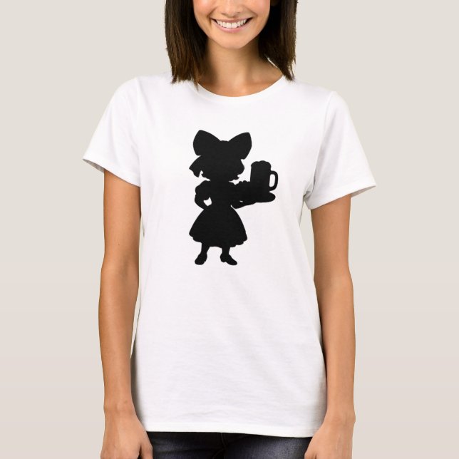 T-shirt Silhouette ombrée alsacienne (Devant)