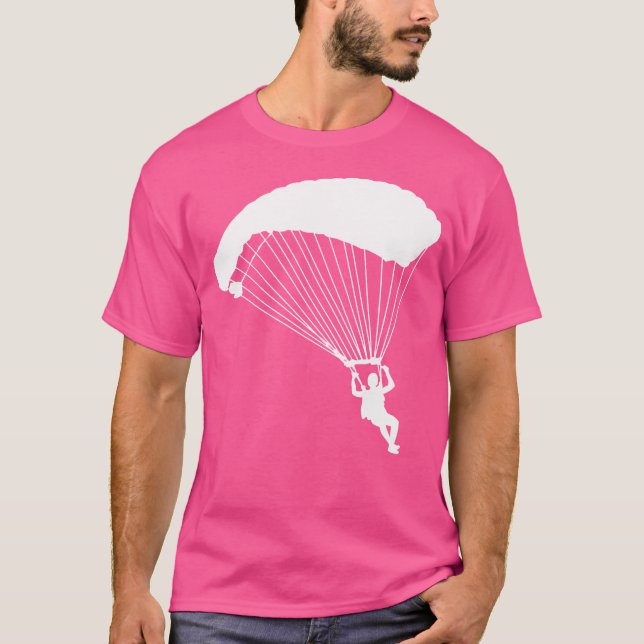 T-shirt Silhouette Parachutage Free-Falling Diver Skydiver (Devant)
