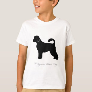 T-shirt Silhouette portugaise de chien d'eau