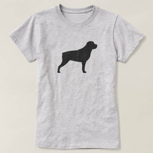 T-shirt Silhouette Rottweiler (Design devant)