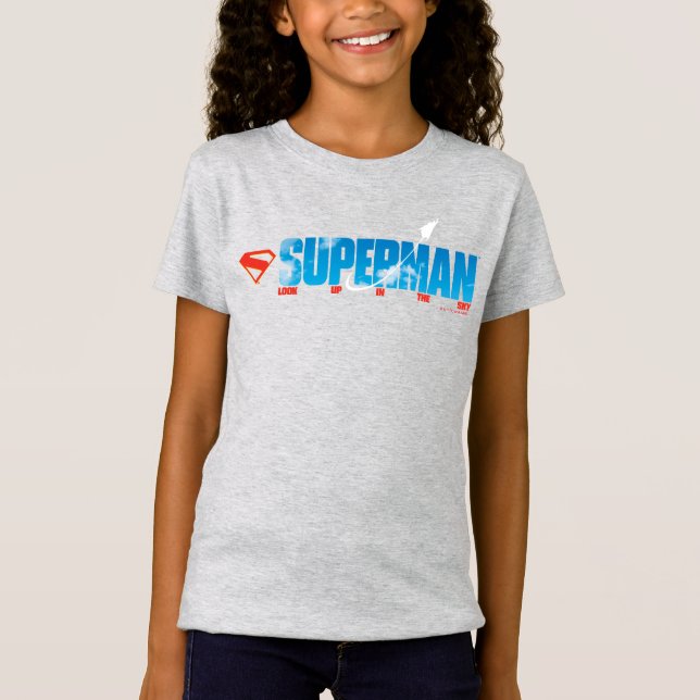 T-Shirt Silhouette Superman Skybound (Devant)