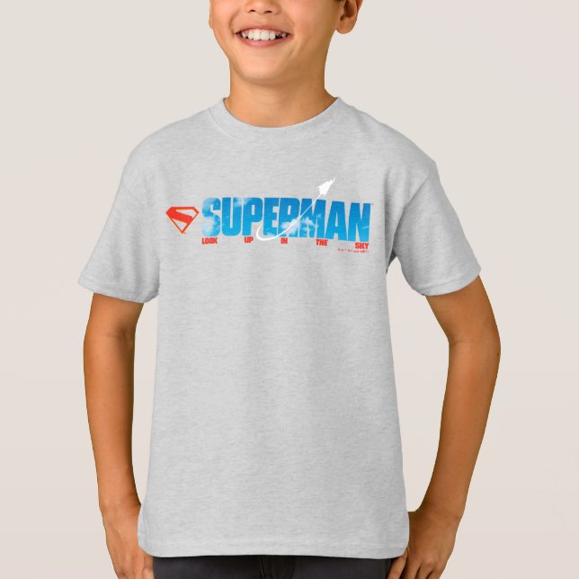 T-shirt Silhouette Superman Skybound (Devant)