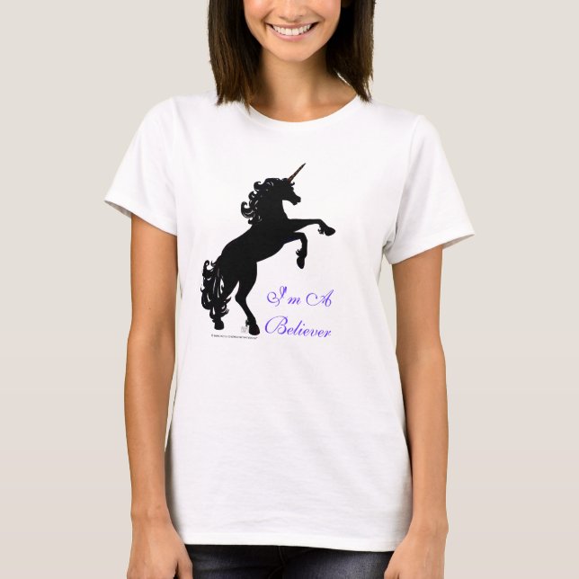 T-shirt Silhouette Unicorne (Devant)